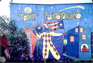 Taller Puertorriqueno. Mural by the staff of the Mural Arts Program.
